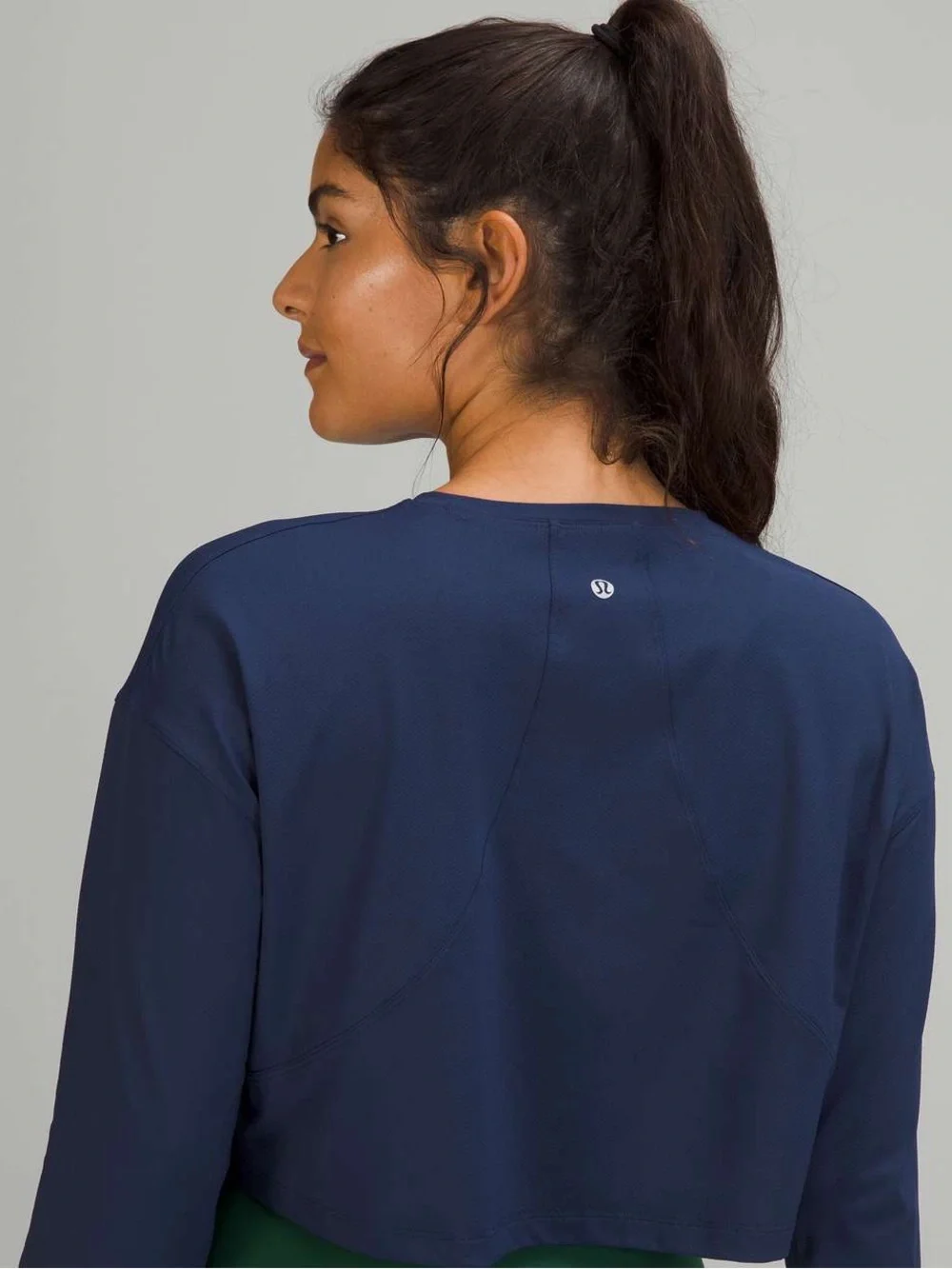 073. Lululemon Muscle Love Long Sleeve Shirt Night Sea size 12